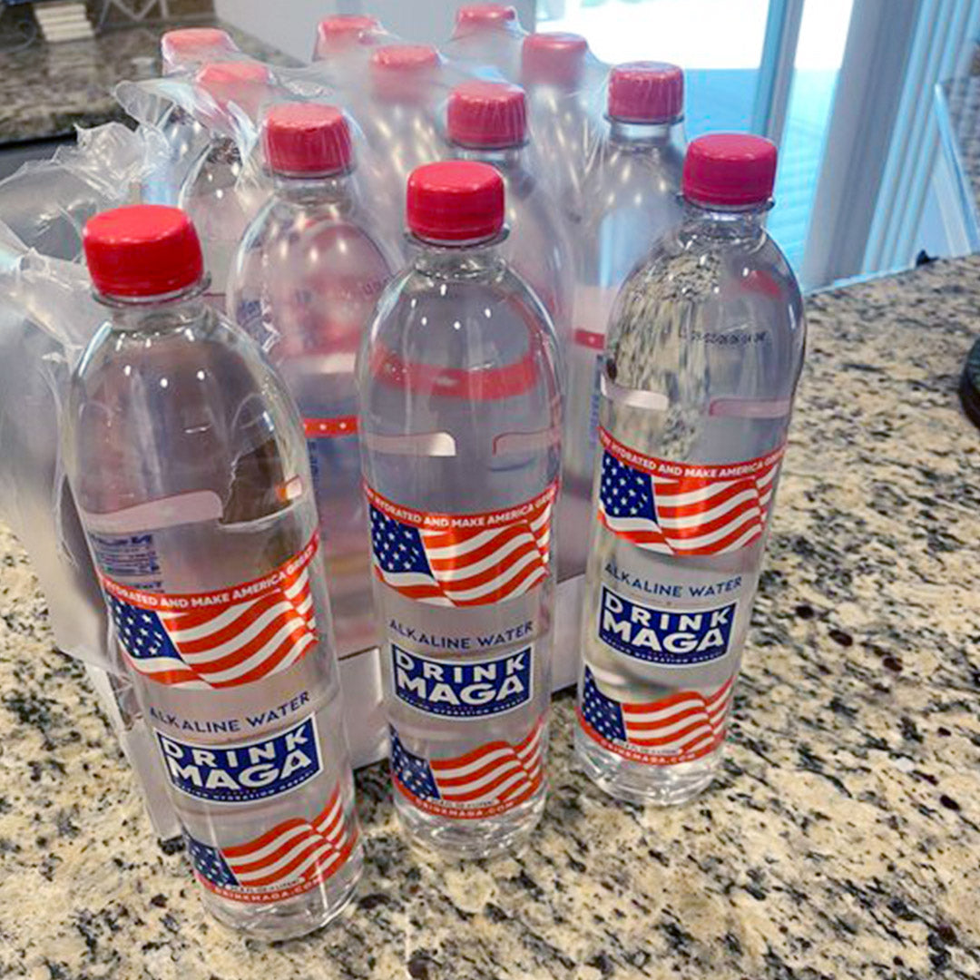 Drink MAGA Alkaline Water - Case of 12 Bottles